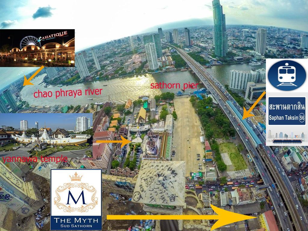 The Myth - Sud Sathorn Panzió Bangkok Kültér fotó